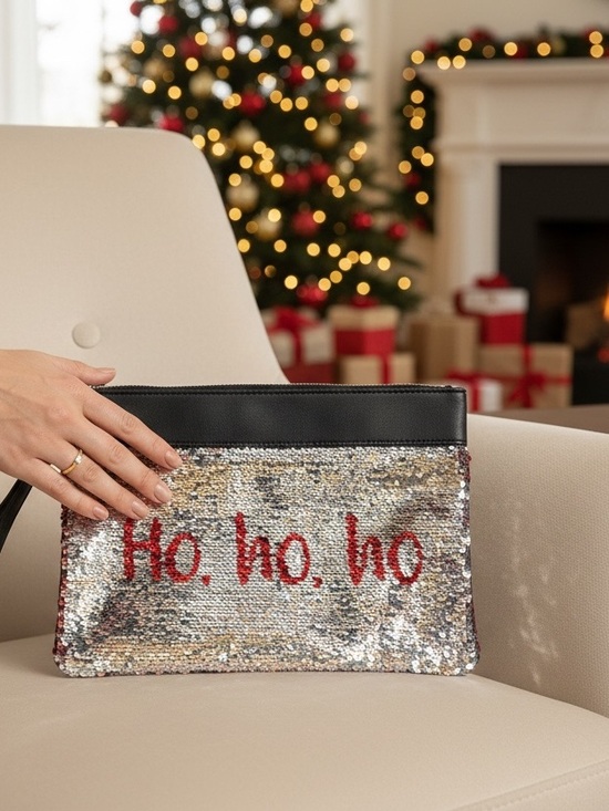 Mad Love Handbags - Mad Love HOHOHO wristlet sequence bag